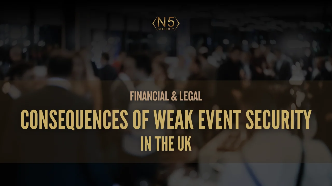 Financial & Legal Consequences of Weak Event Security in the UK